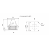 Крышный вентилятор ВЕЗА радиальный КРОС-ДУ/ДУВ 35